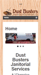 Mobile Screenshot of dustbustersjanitorial.com